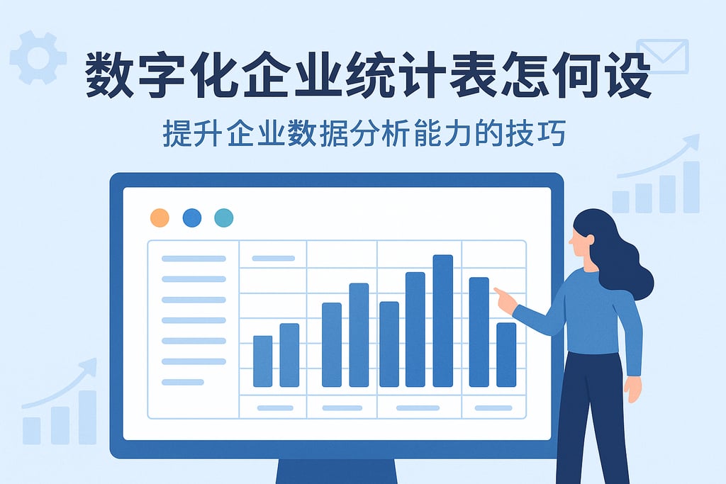 数字化企业统计表怎么设计？提升企业数据分析能力的技巧