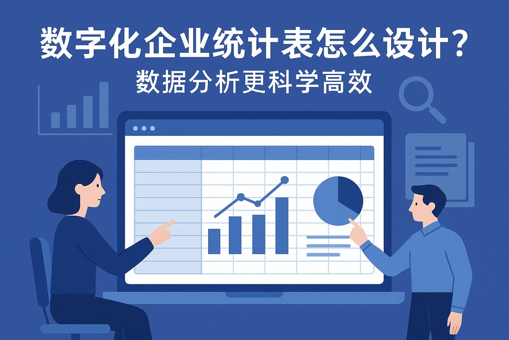 数字化企业统计表怎么设计？数据分析更科学高效