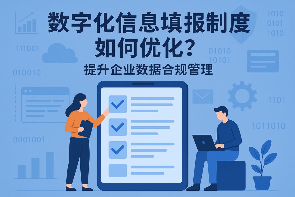 数字化信息填报制度如何优化？提升企业数据合规管理