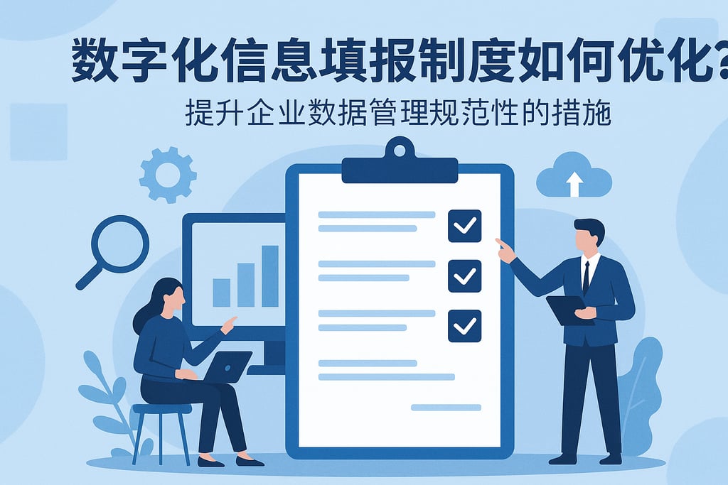 数字化信息填报制度如何优化？提升企业数据管理规范性的措施