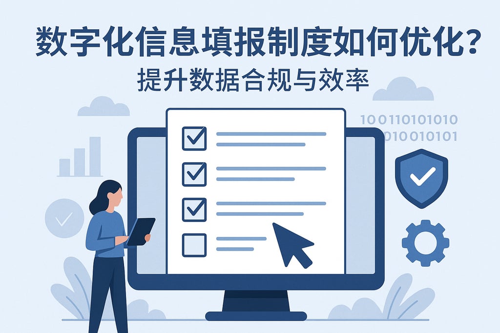 数字化信息填报制度如何优化？提升数据合规与效率
