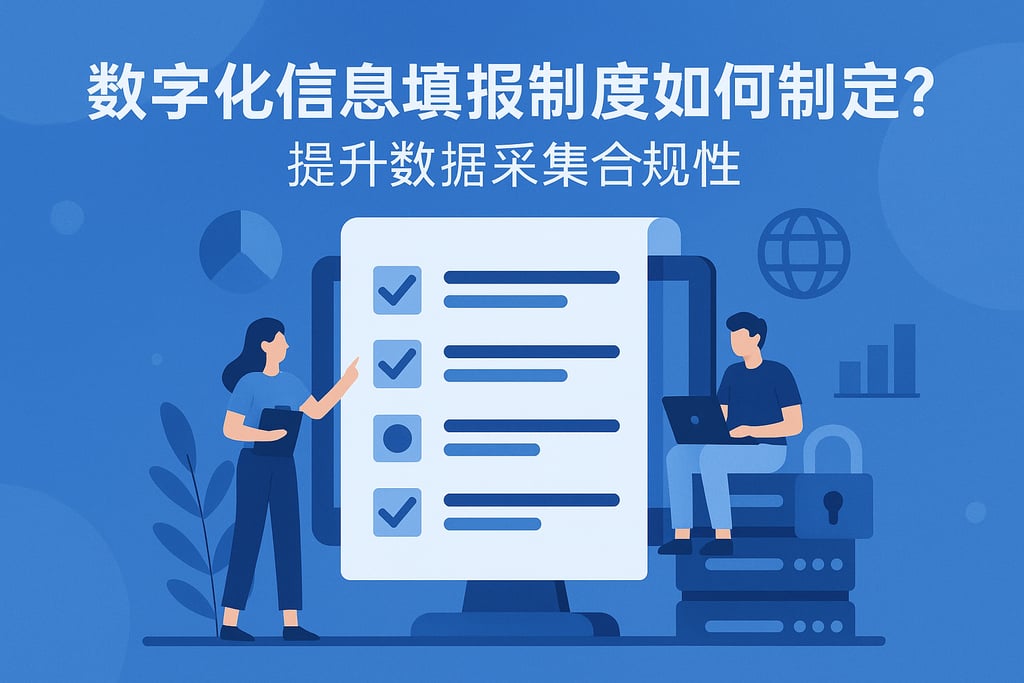 数字化信息填报制度如何制定？提升数据采集合规性