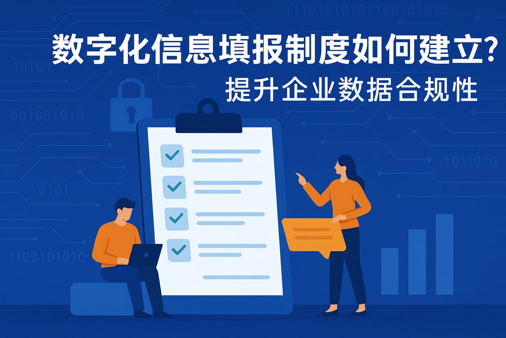 数字化信息填报制度如何建立？提升企业数据合规性