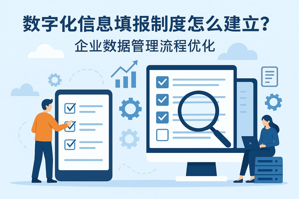 数字化信息填报制度怎么建立？企业数据管理流程优化