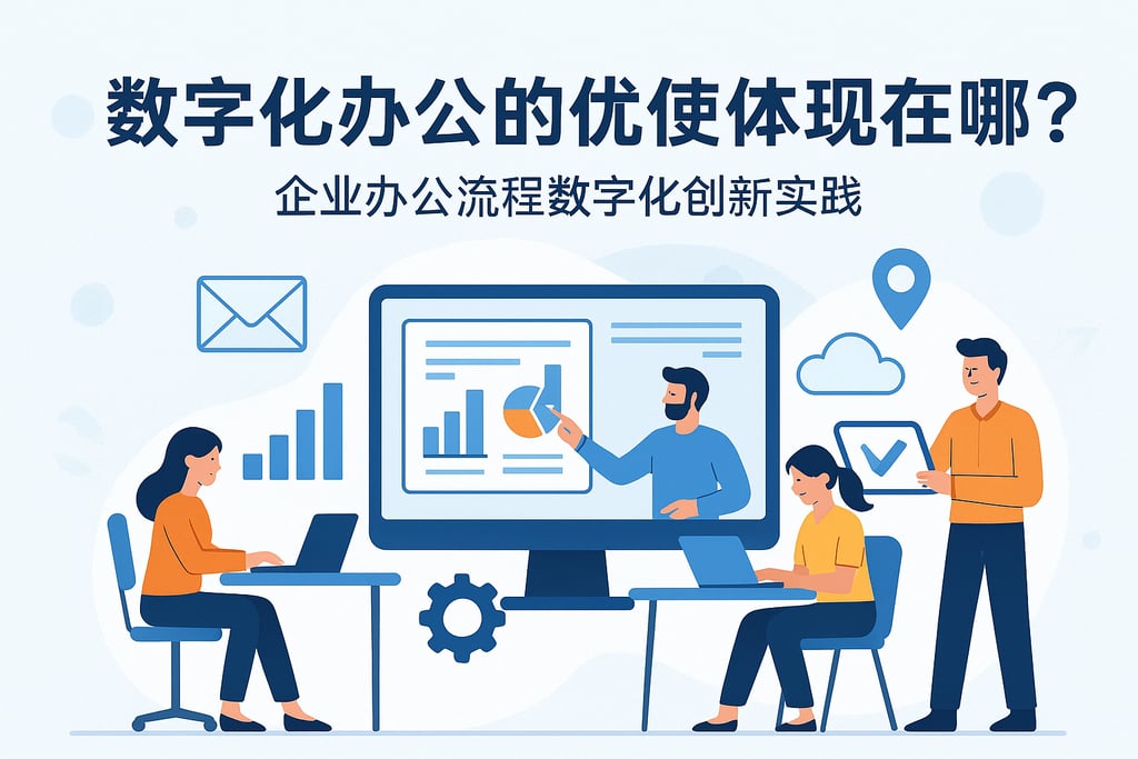 数字化办公的优势体现在哪？企业办公流程数字化创新实践
