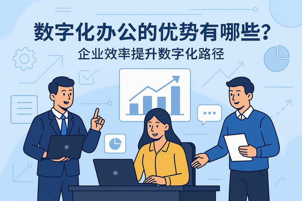 数字化办公的优势有哪些？企业效率提升数字化路径