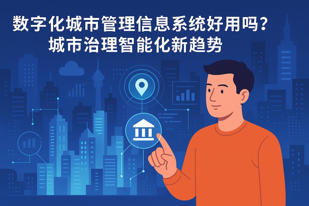 数字化城市管理信息系统好用吗？城市治理智能化新趋势