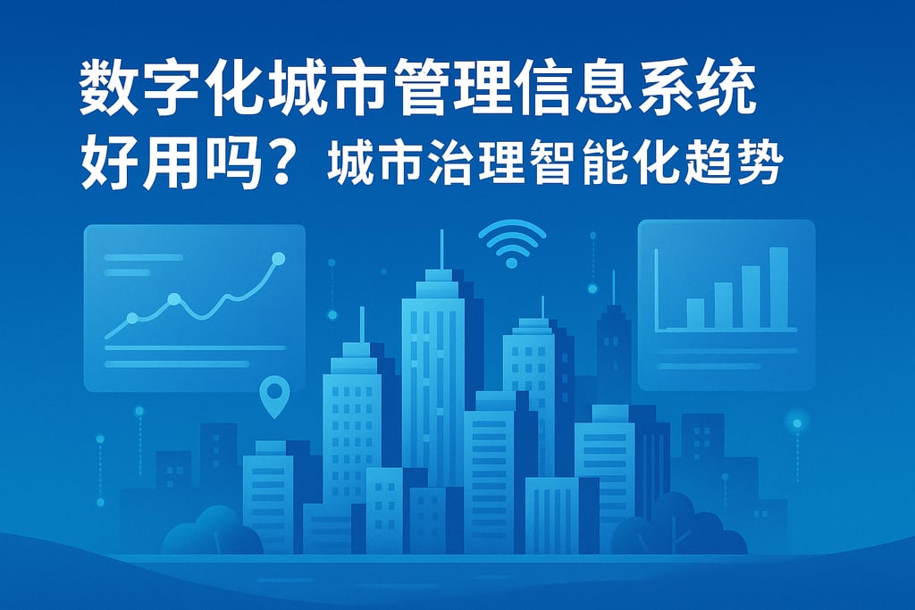 数字化城市管理信息系统好用吗？城市治理智能化趋势