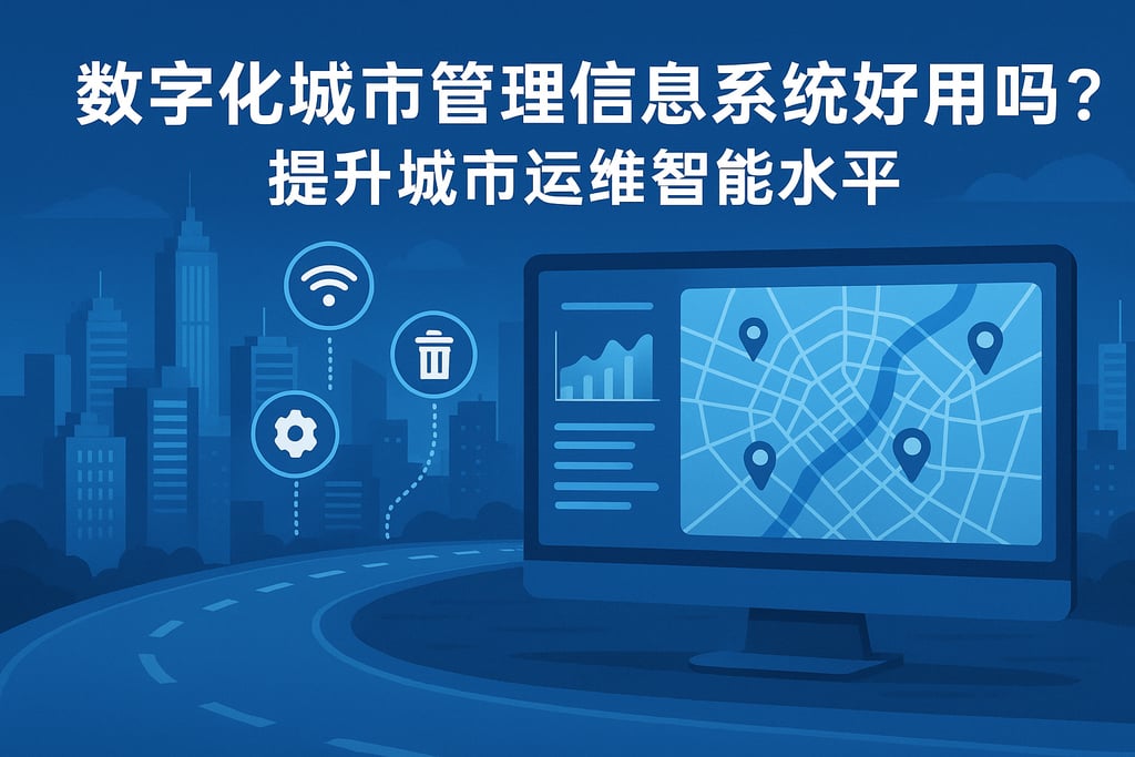 数字化城市管理信息系统好用吗？提升城市运维智能水平