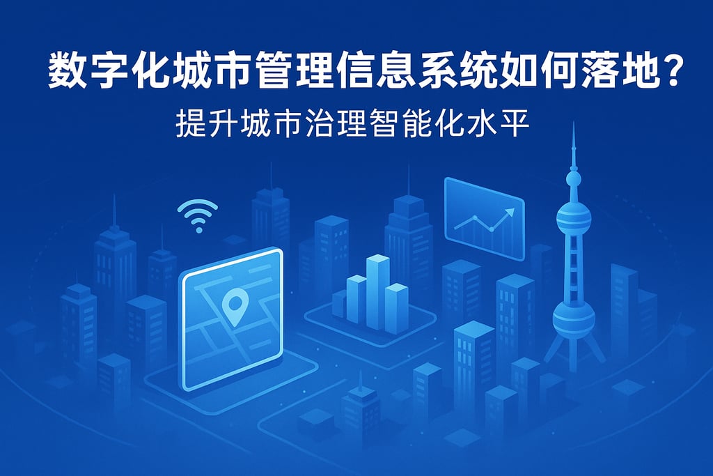 数字化城市管理信息系统如何落地？提升城市治理智能化水平