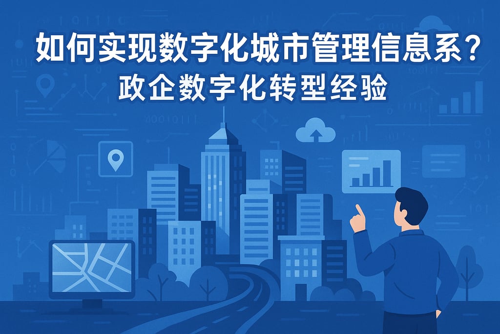 数字化城市管理信息系统如何落地？政企数字化转型经验