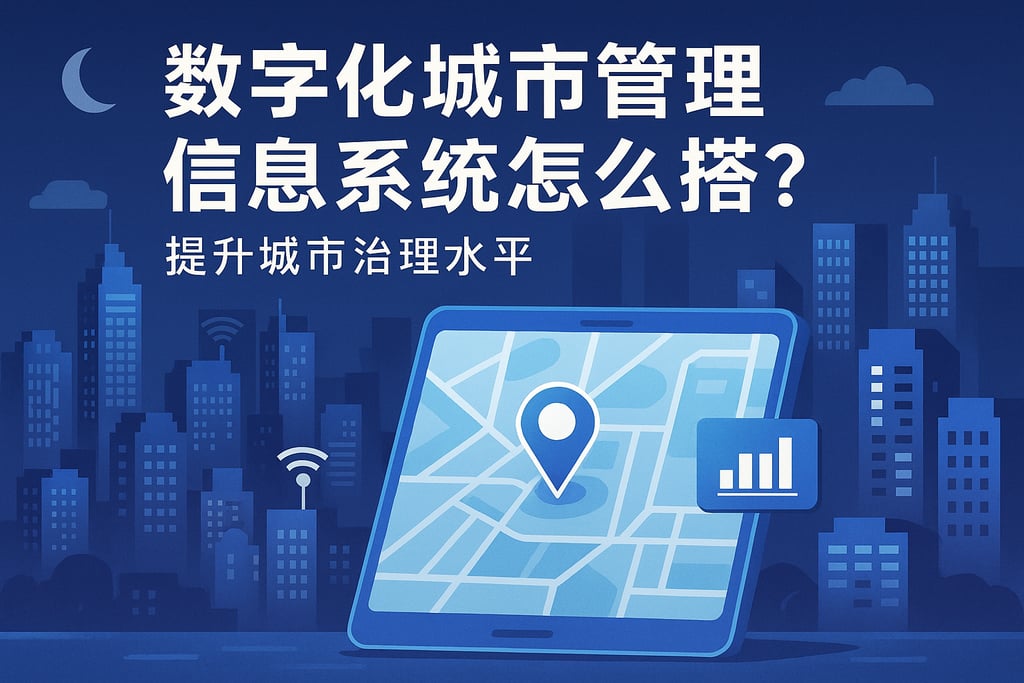数字化城市管理信息系统怎么搭建？提升城市治理水平