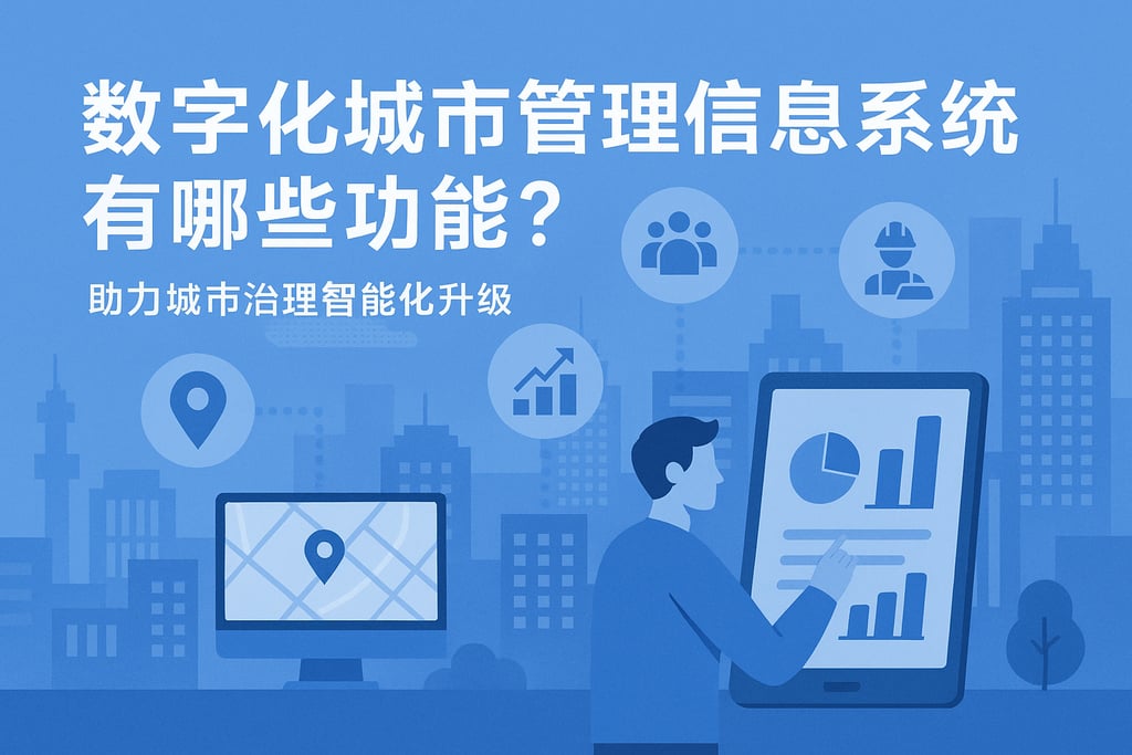 数字化城市管理信息系统有哪些功能？助力城市治理智能化升级