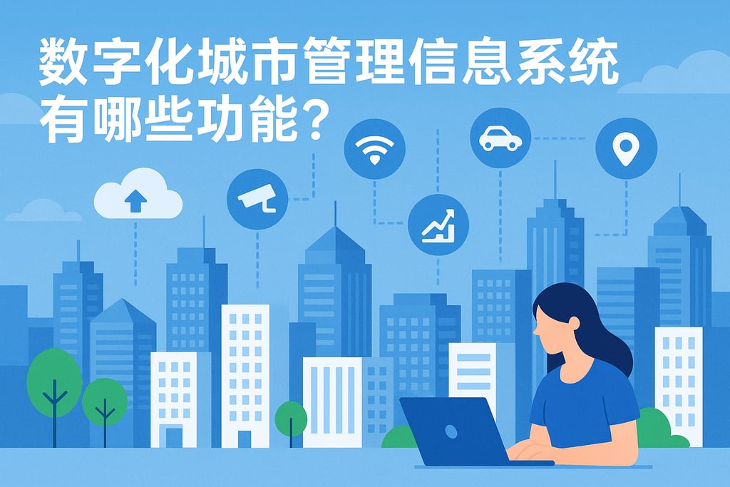数字化城市管理信息系统有哪些功能？智慧城市建设应用场景