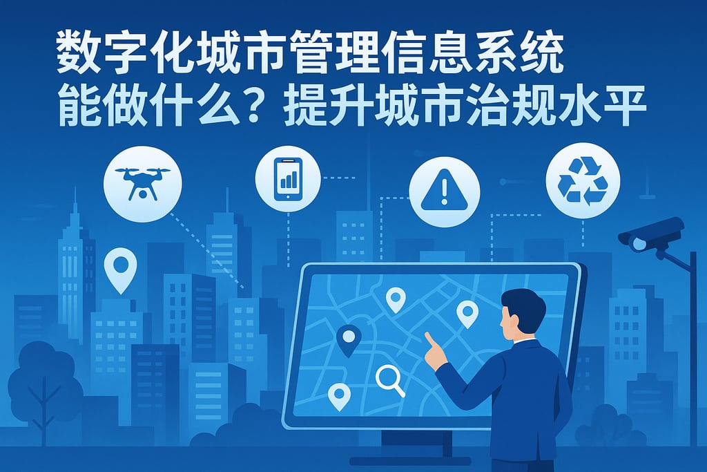 数字化城市管理信息系统能做什么？提升城市治理水平