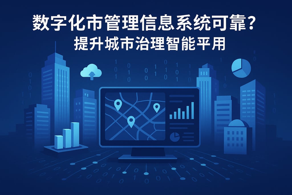 数字化城市管理信息系统靠谱吗？提升城市治理智能水平