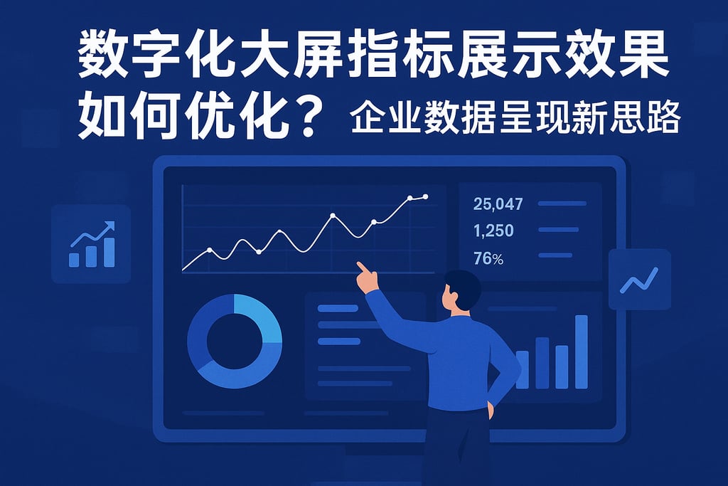 数字化大屏指标展示效果如何优化？企业数据呈现新思路