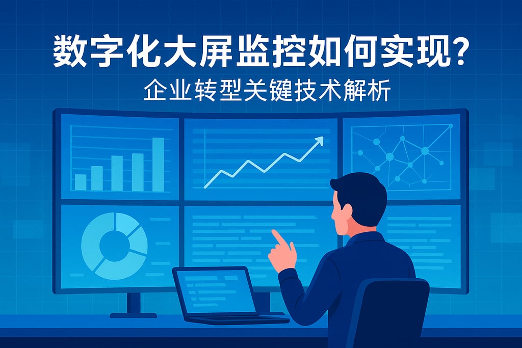 数字化大屏监控如何实现？企业转型关键技术解析