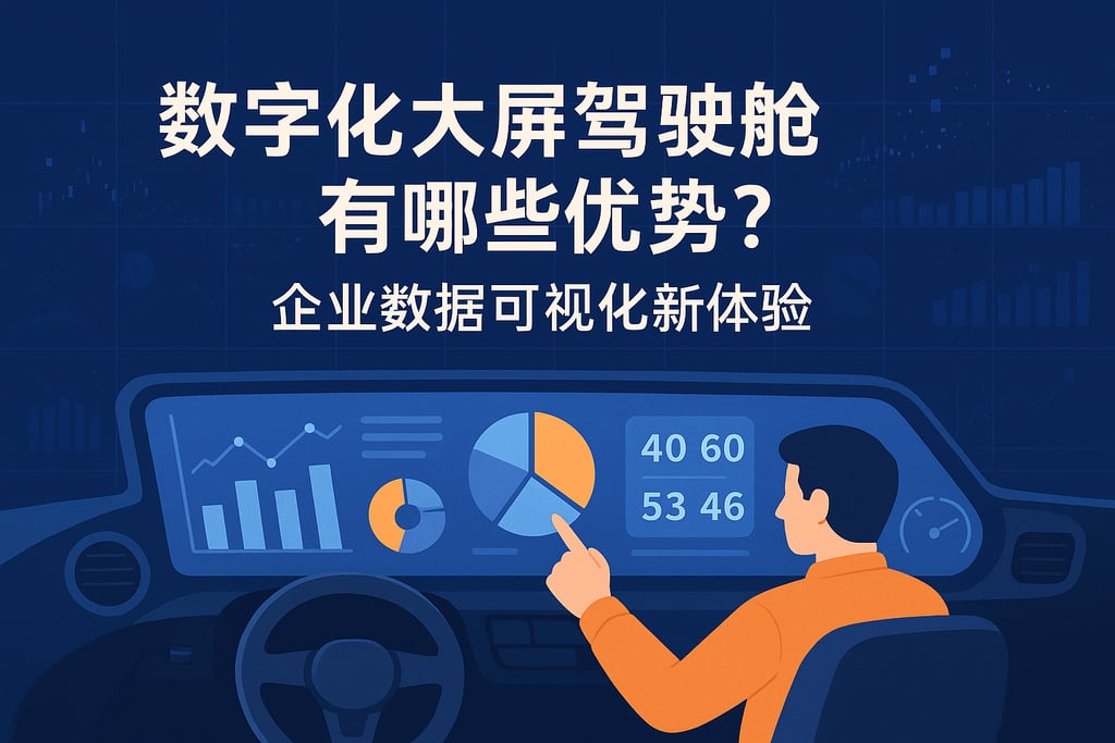 数字化大屏驾驶舱有哪些优势？企业数据可视化新体验