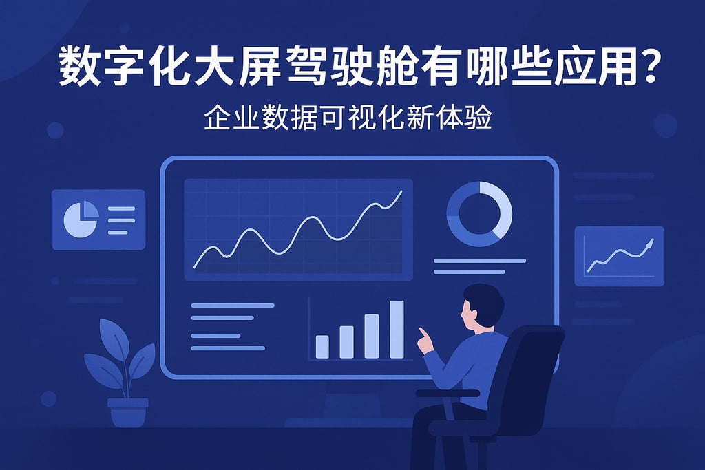 数字化大屏驾驶舱有哪些应用？企业数据可视化新体验