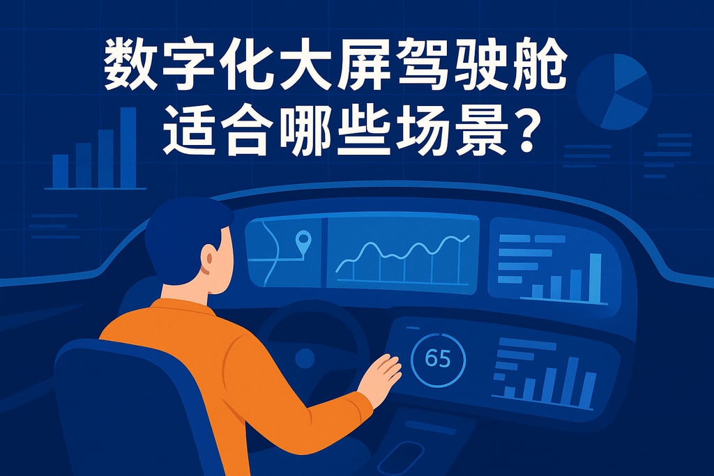 数字化大屏驾驶舱适合哪些场景？多维数据实时展示