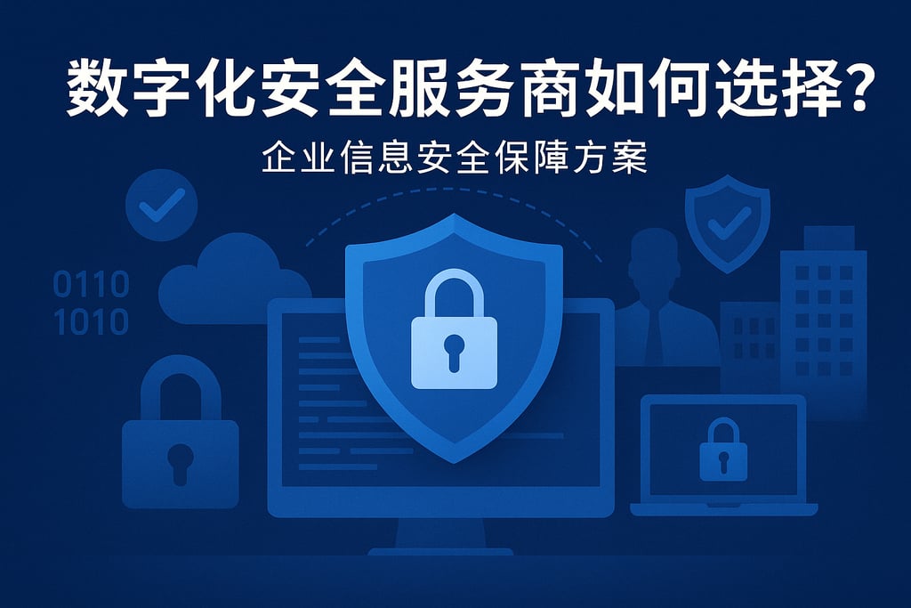 数字化安全服务商如何选择？企业信息安全保障方案