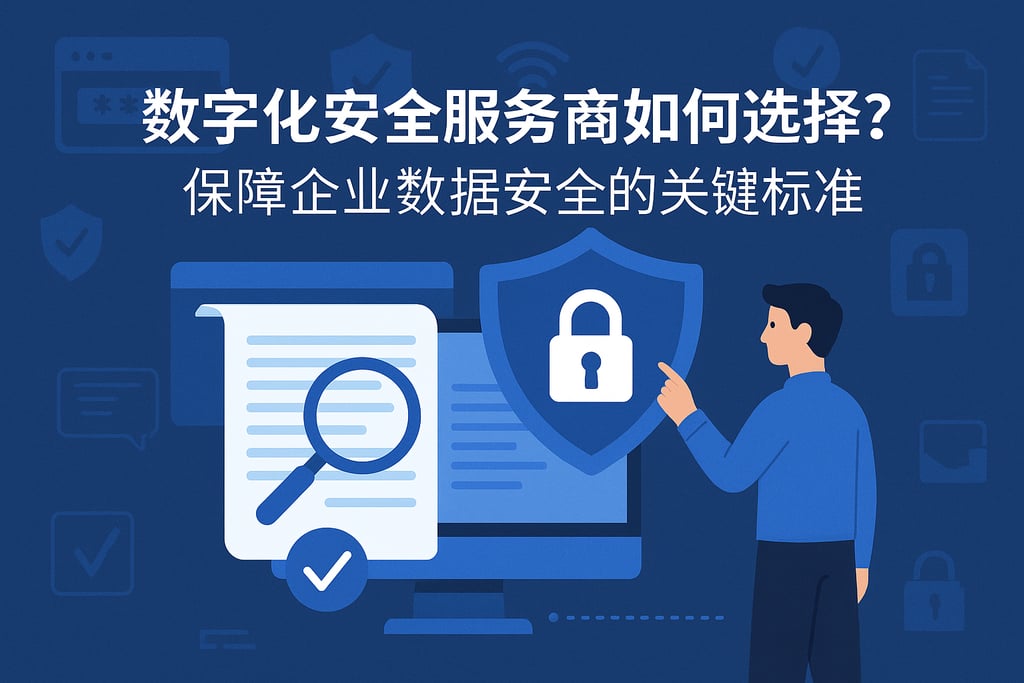 数字化安全服务商如何选择？保障企业数据安全的关键标准