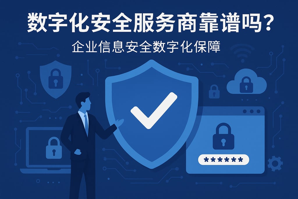 数字化安全服务商靠谱吗？企业信息安全数字化保障