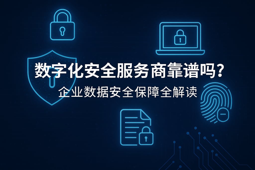 数字化安全服务商靠谱吗？企业数据安全保障全解读
