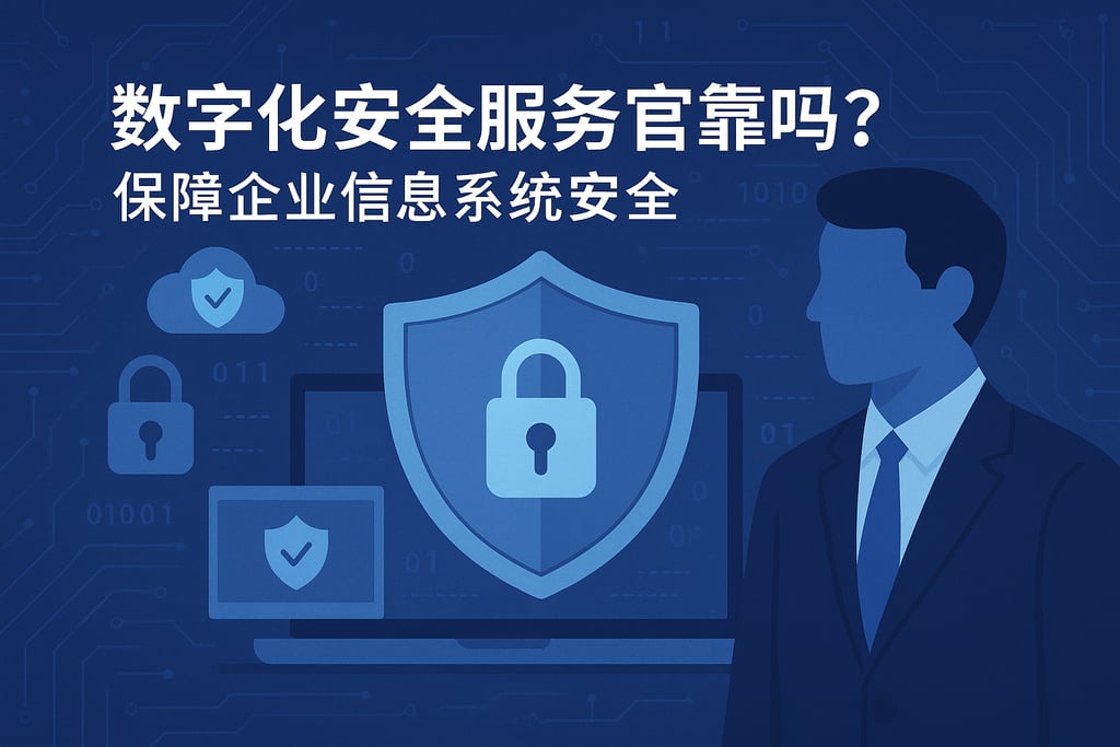 数字化安全服务商靠谱吗？保障企业信息系统安全