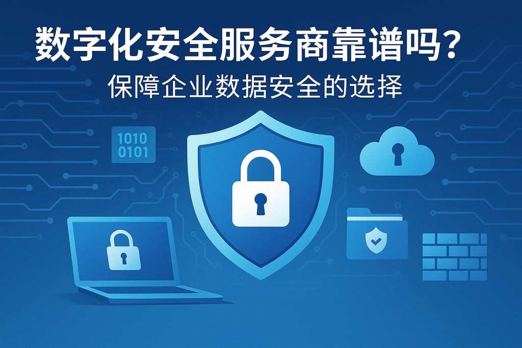 数字化安全服务商靠谱吗？保障企业数据安全的选择