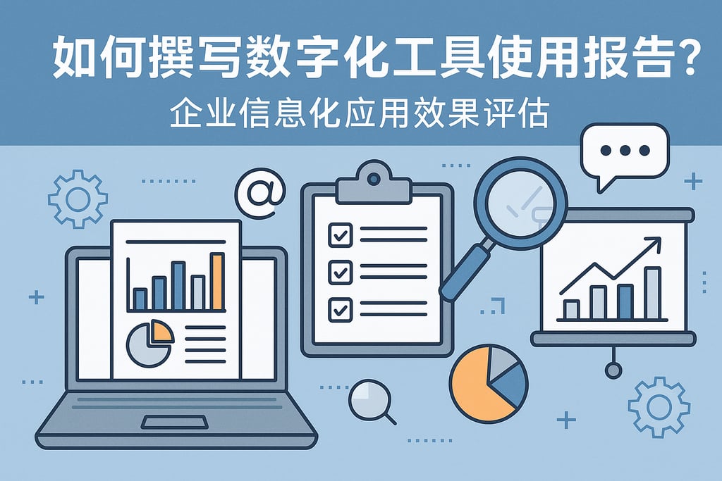 数字化工具使用报告如何撰写？企业信息化应用效果评估