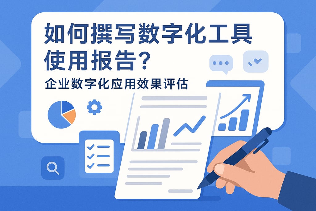 数字化工具使用报告如何撰写？企业数字化应用效果评估