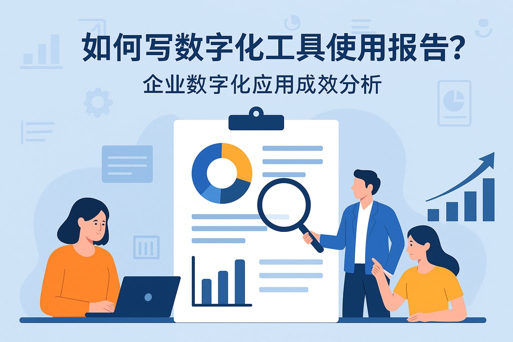 数字化工具使用报告怎么写？企业数字化应用成效分析