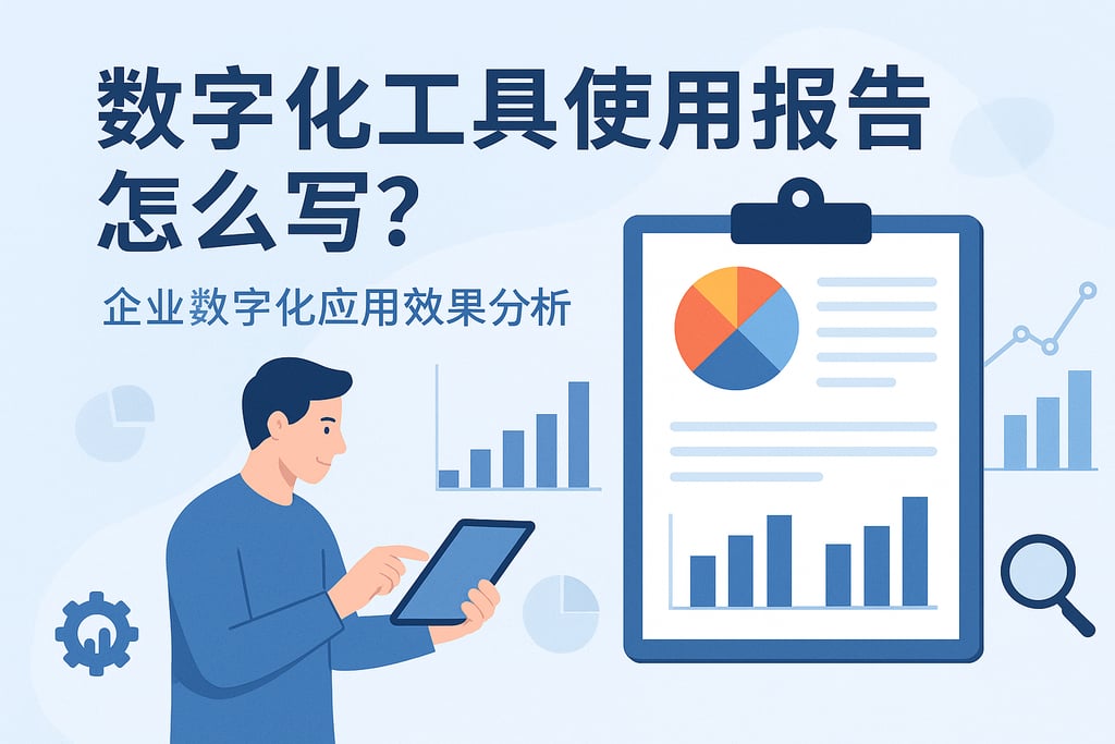 数字化工具使用报告怎么写？企业数字化应用效果分析