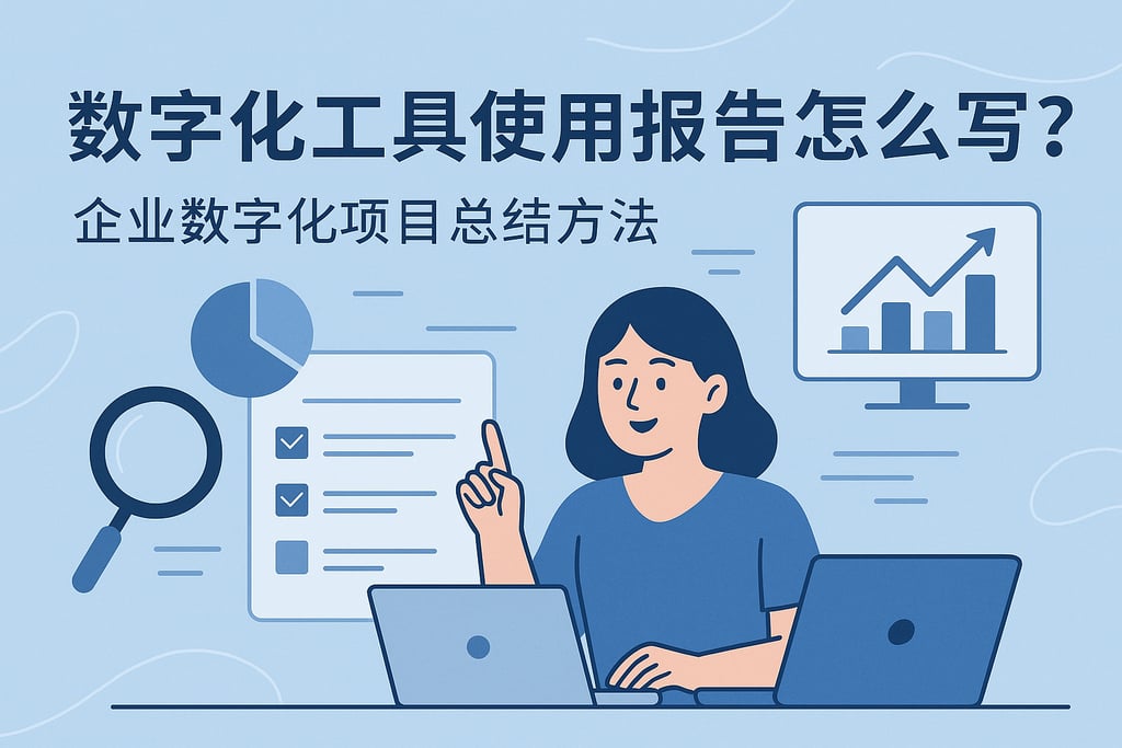 数字化工具使用报告怎么写？企业数字化项目总结方法