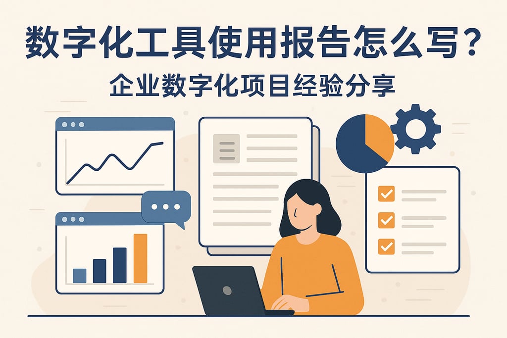 数字化工具使用报告怎么写？企业数字化项目经验分享