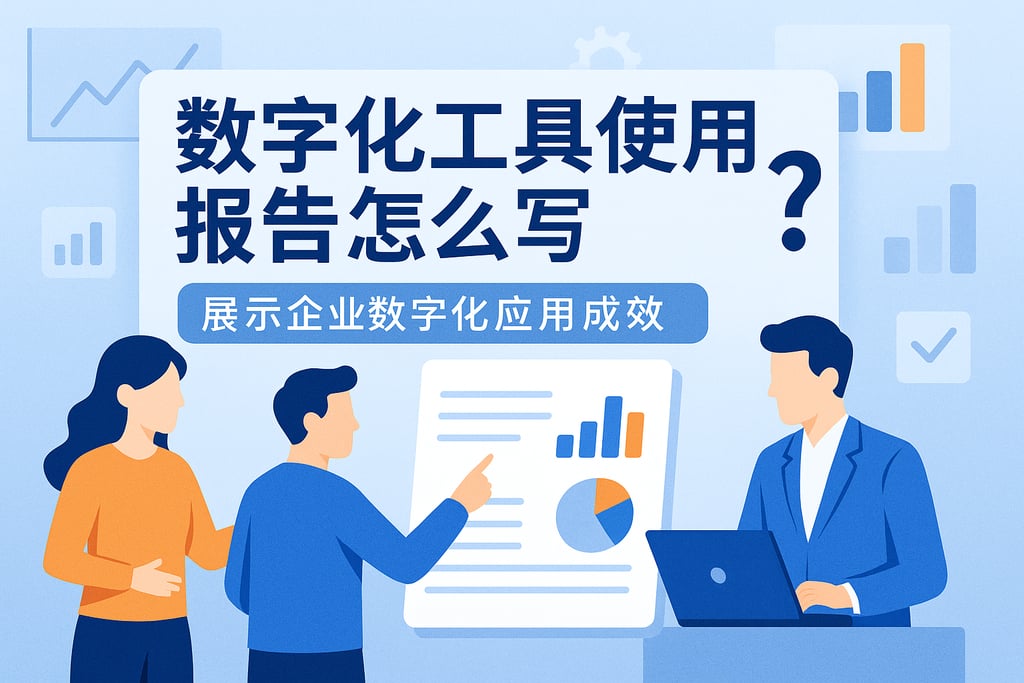 数字化工具使用报告怎么写？展示企业数字化应用成效