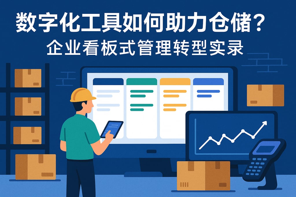 数字化工具如何助力仓储？企业看板式管理转型实录
