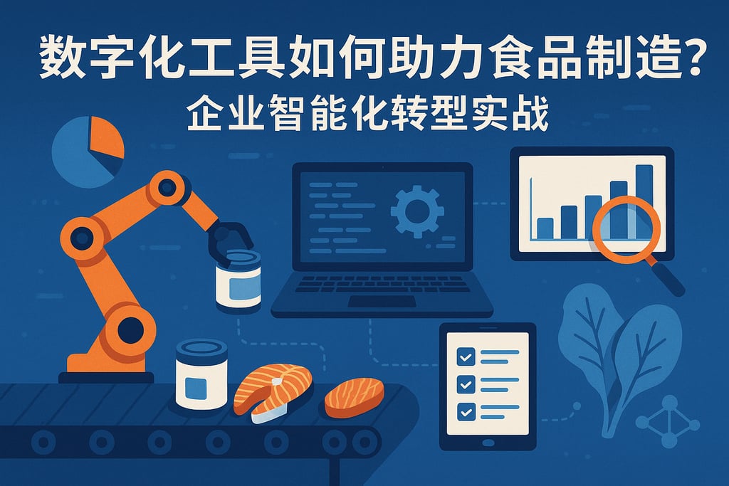 数字化工具如何助力食品制造？企业智能化转型实战