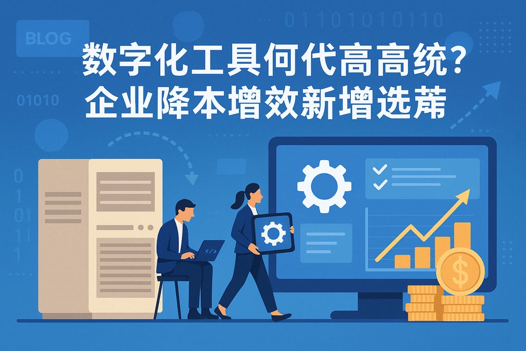 数字化工具如何替代高成本系统？企业降本增效新选择