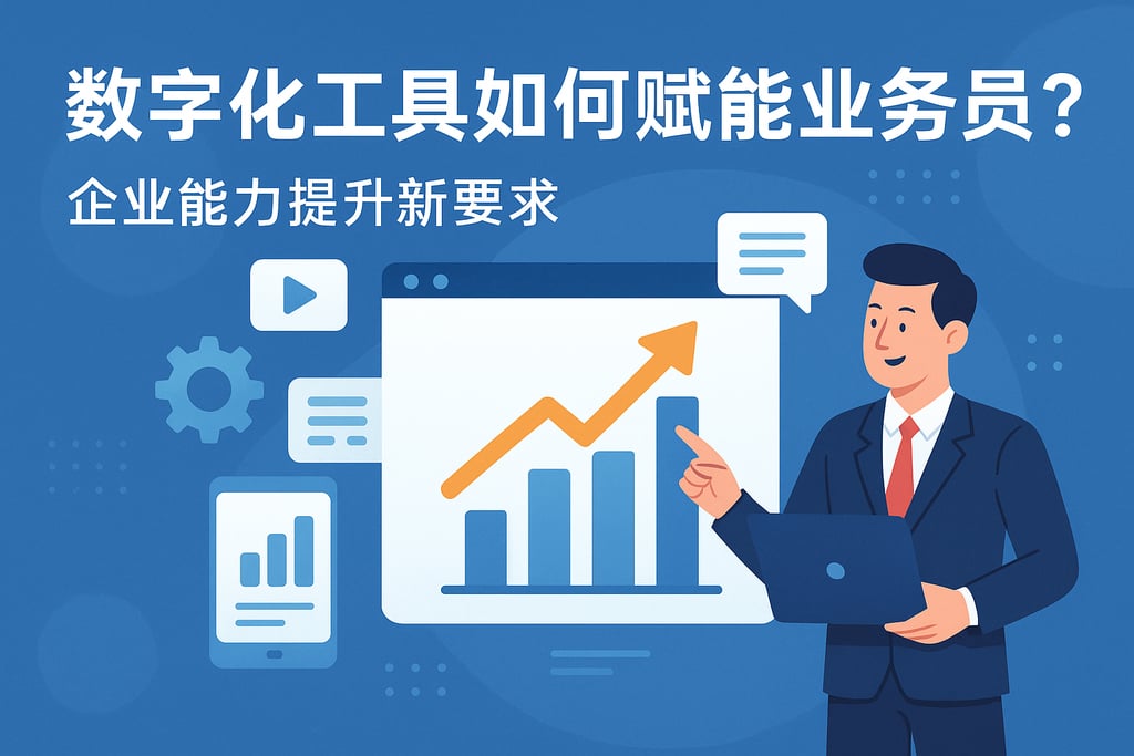 数字化工具如何赋能业务员？企业能力提升新要求