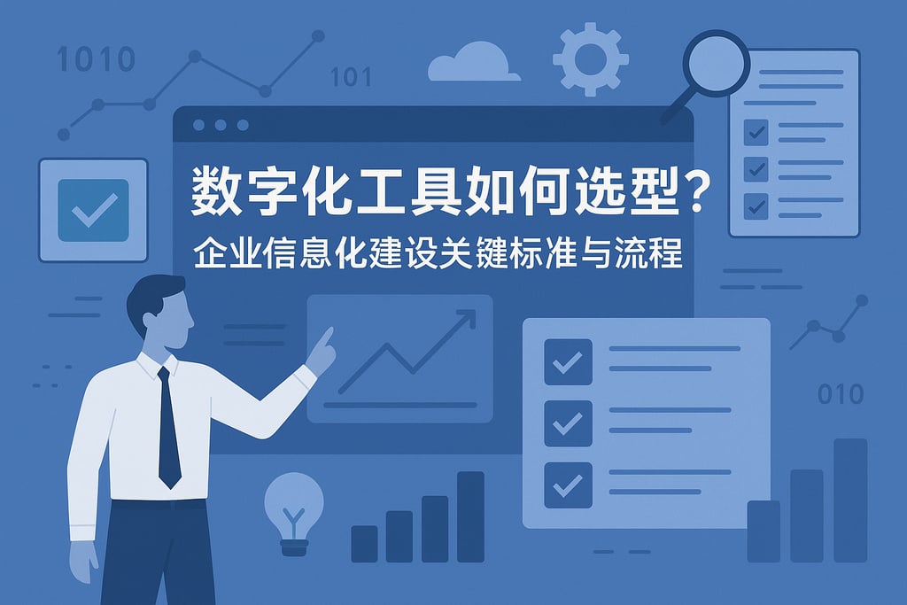 数字化工具如何选型？企业信息化建设关键标准与流程