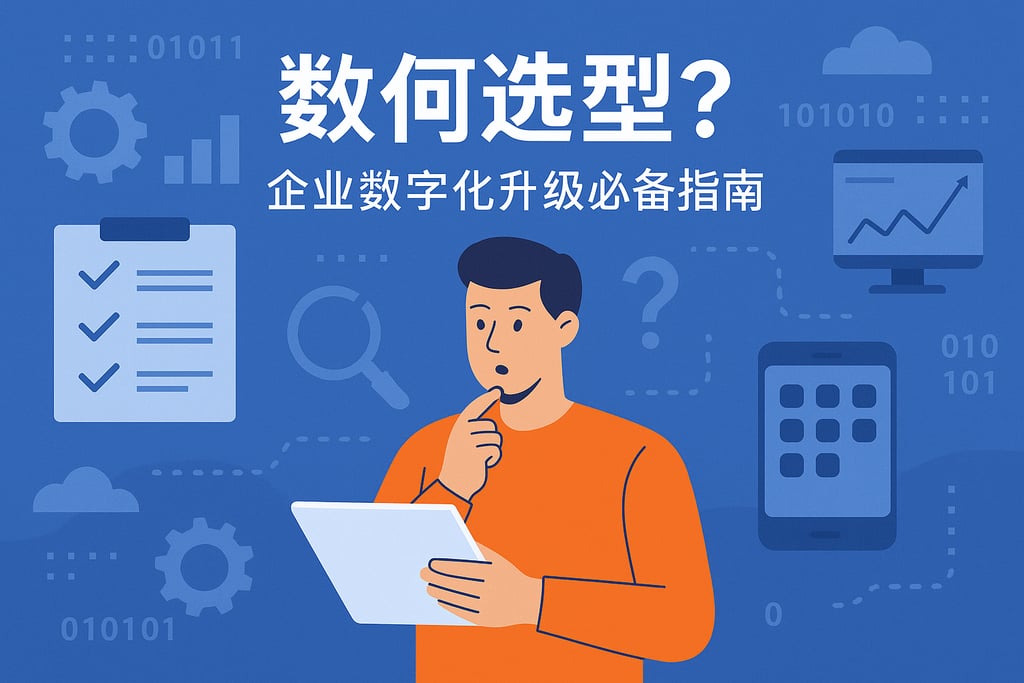 数字化工具如何选型？企业数字化升级必备指南
