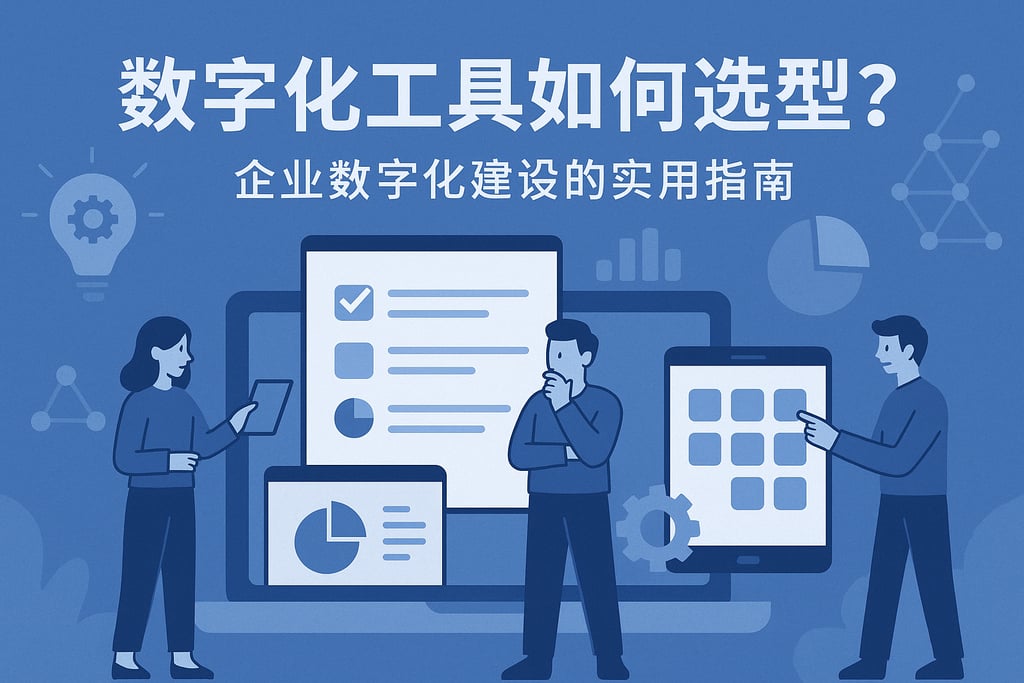 数字化工具如何选型？企业数字化建设的实用指南