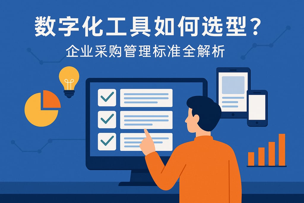 数字化工具如何选型？企业采购管理标准全解析