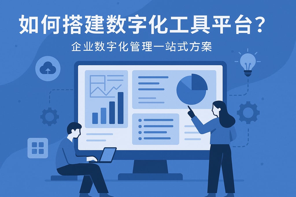 数字化工具平台如何搭建？企业数字化管理一站式方案