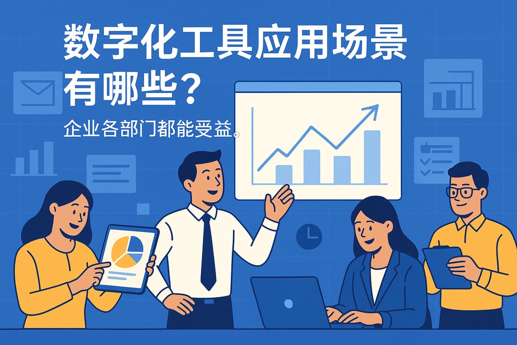 数字化工具应用场景有哪些？企业各部门都能受益