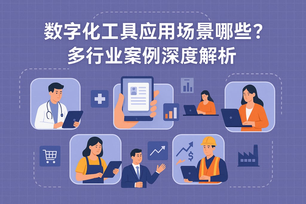 数字化工具应用场景有哪些？多行业案例深度解析