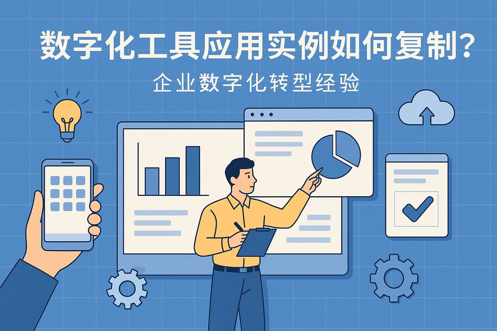 数字化工具应用实例如何复制？企业数字化转型经验